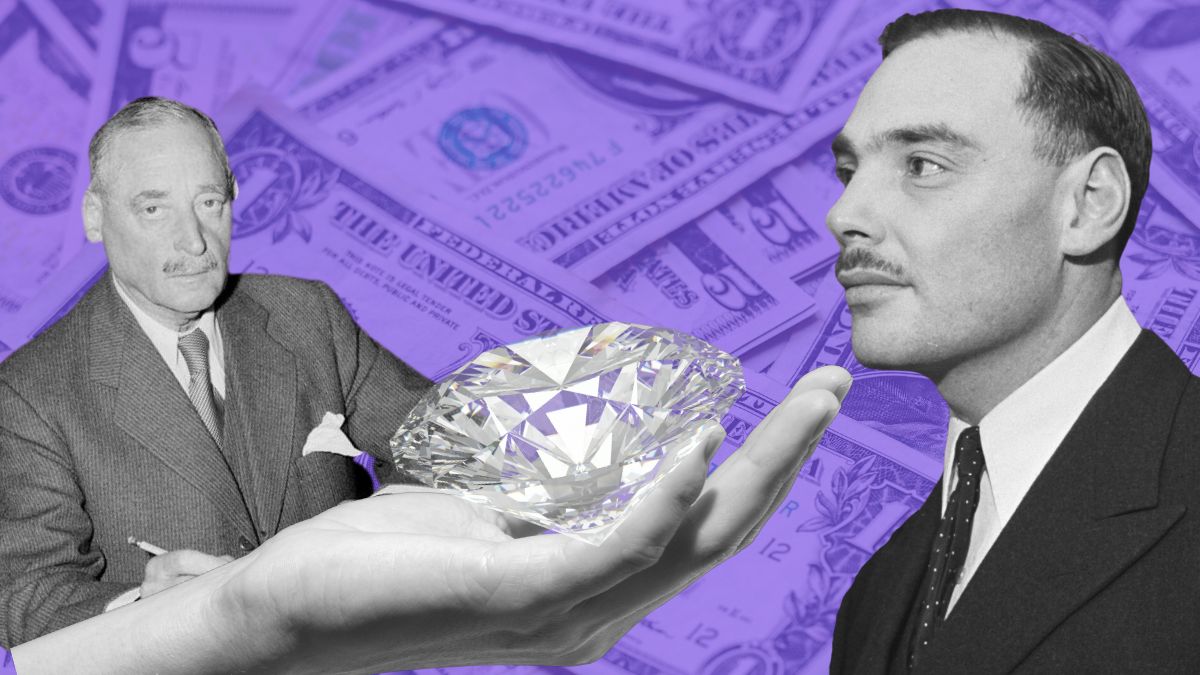 Grafik Ernest und Harry Oppenheimer